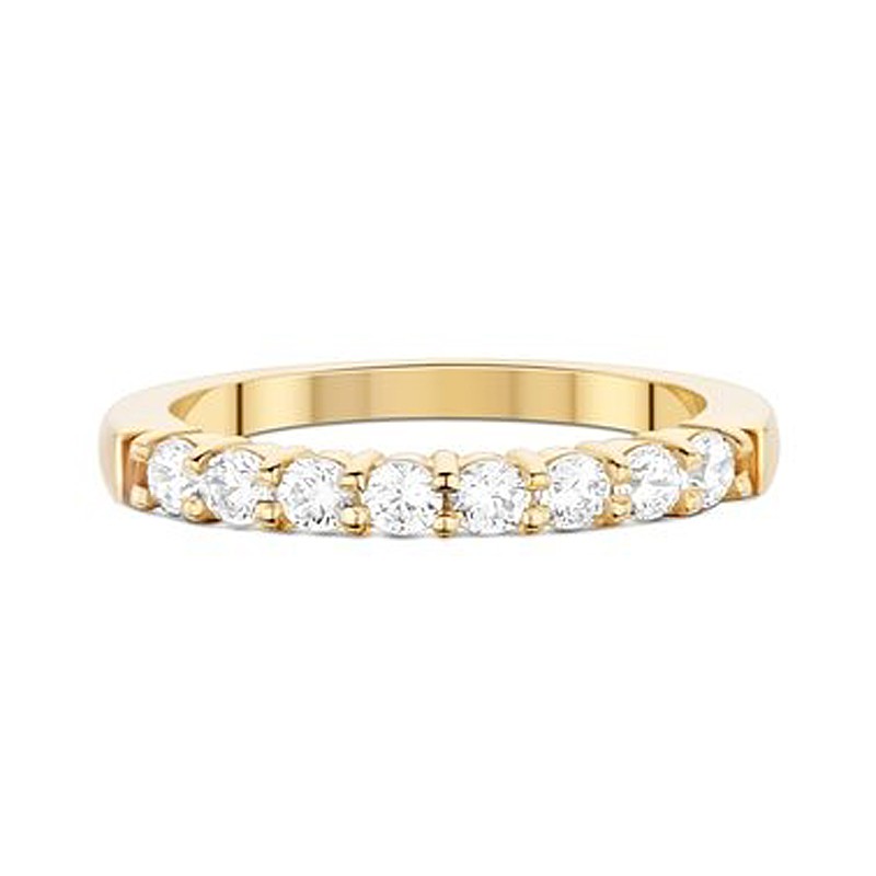 Alliance de mariage en or jaune pour future épouse | Diamants 0.40 carats