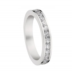 Alliance de mariage diamants 0.56 carats